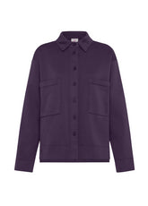 COMFY FLEECE SHIRT - PURPLE - Tinto in Capo | DEHA