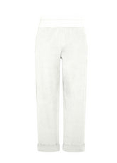 DRAWSTRING CORDUROY PANTS - WHITE - Tinto in Capo | DEHA