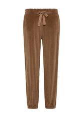 JOGGER LOUNGE IN CINIGLIA MARRONE - GLACE' BROWN | DEHA