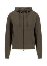 FULL ZIP COMFORT HOODIE - BROWN - Gym sets | DEHA