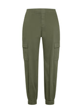 GABARDINE CARGO PANTS - GREEN - All New collection | DEHA