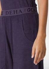 MAGNUM,HOSE AUS JERSEY, LILA - AUBERGINE VIOLET | DEHA