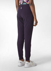 CORE JOGGER CUFFED SWEATPANTS, PURPLE - AUBERGINE VIOLET | DEHA