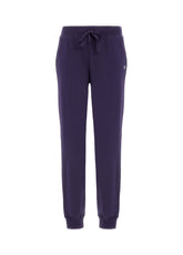 JOGGER MIT HOSENBÜNDCHEN, LILA - AUBERGINE VIOLET | DEHA