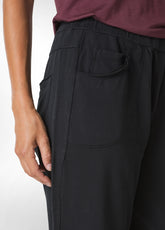 PANTALONE SLIM FIT IN FELPA NERO - BLACK | DEHA