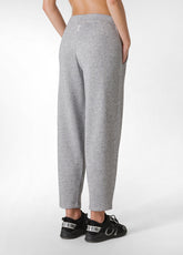 PANTALONE LUREX CARROT-FIT GRIGIO - GREY MELANGE | DEHA