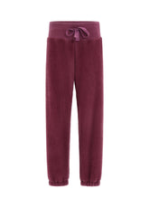 FLUFFY JOGGER PANTS, PURPLE - VINACCIA | DEHA