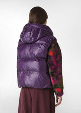 PUFFER DOWN GILET, PURPLE - VIOLA | DEHA