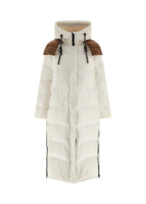 LONG DOWN JACKET, WHITE - MILK WHITE | DEHA