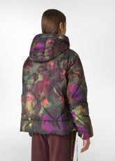 ALLOVER DOWN JACKET, MULTICOLOR - CAMUFLOWER | DEHA