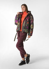 ALLOVER DOWN JACKET, MULTICOLOR - CAMUFLOWER | DEHA