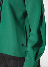 SCUBA-SWEATSHIRT MIT STEHKRAGEN, GRUEN - GRASS GREEN | DEHA