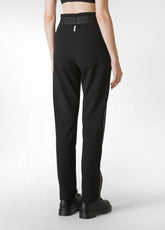 RELAXED FIT COMBINED PANTS, BLACK - BLACK | DEHA