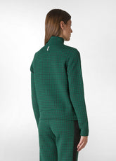 GIACCA PIED DE POULE VERDE - FOREST GREEN | DEHA