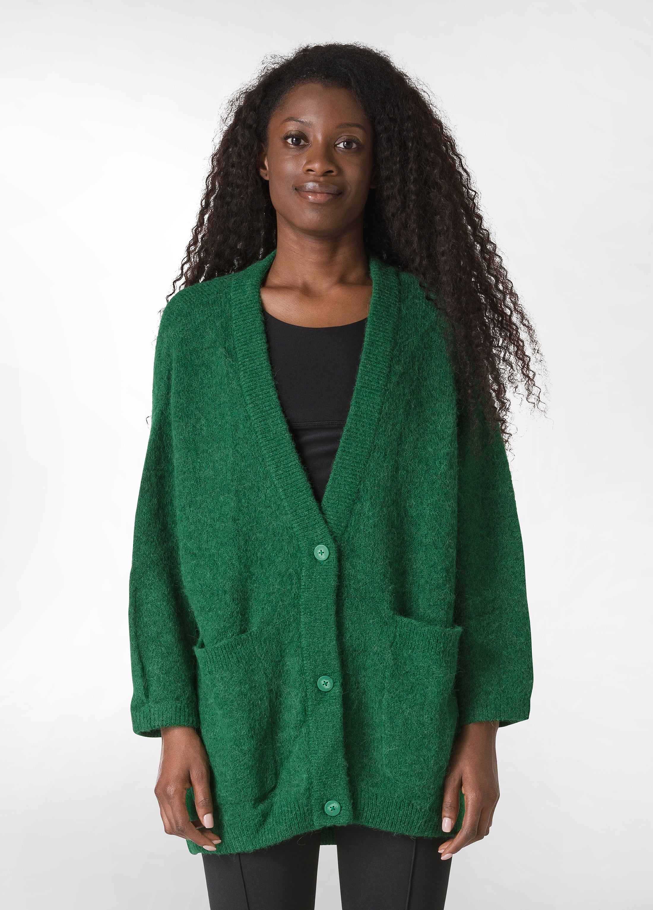 Cardigan verde sale