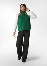 PULLOVER COLOR BLOCK VERDE - GRASS GREEN | DEHA